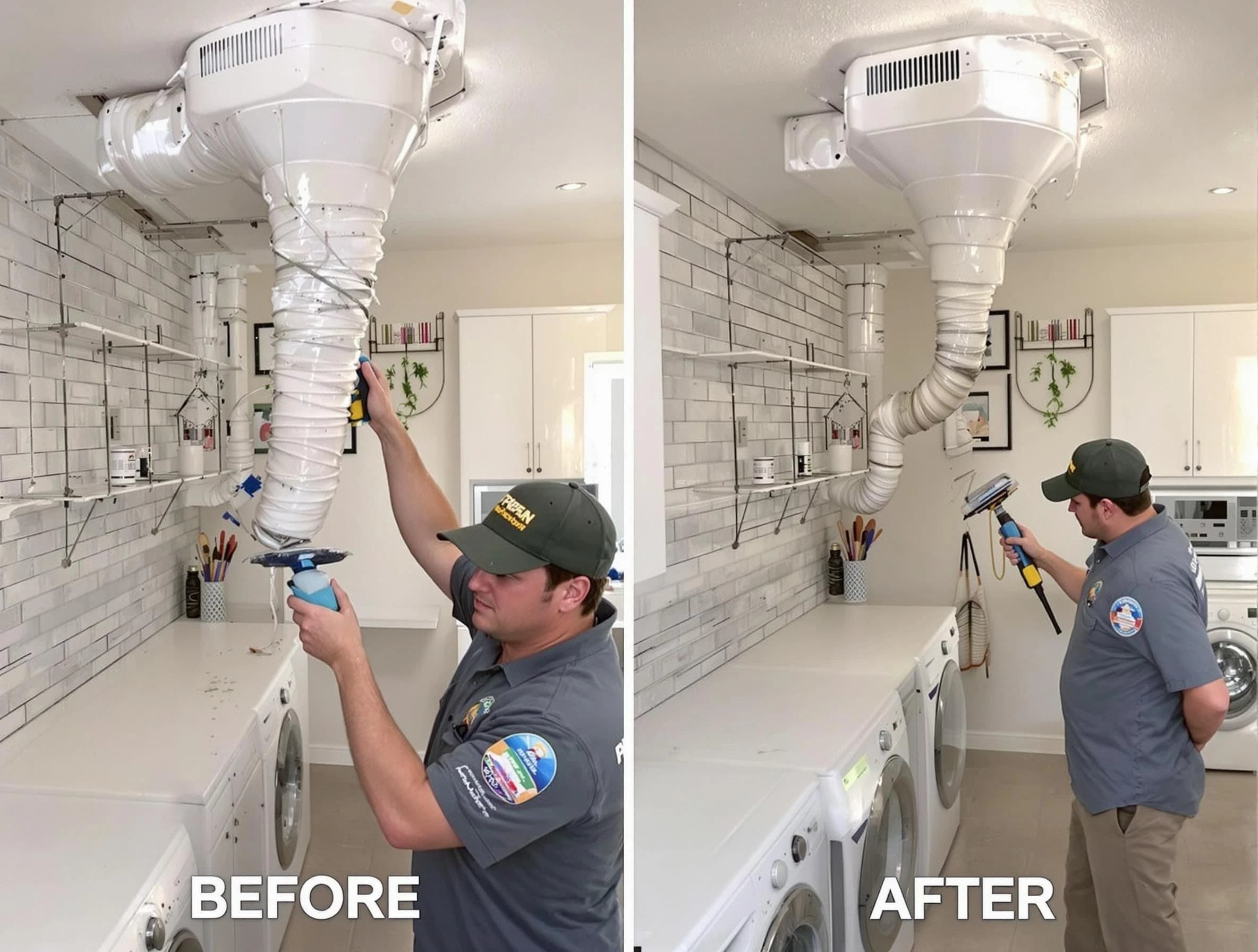 Professional dryer exhaust vent cleaning by Vestavia Hills Dryer Vent Cleaning in Vestavia Hills